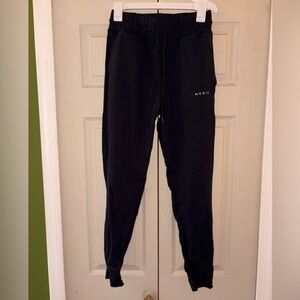 NVGTN Jet Black Joggers